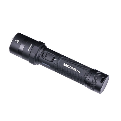 NEXTorch - LED taktická svítilna P84 s baterií 4800 mAh - 3000 lm - černá - P84