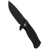 LionSteel - Zavírací nůž SR Flipper Aluminum Black / Black Blade - SR11A BB