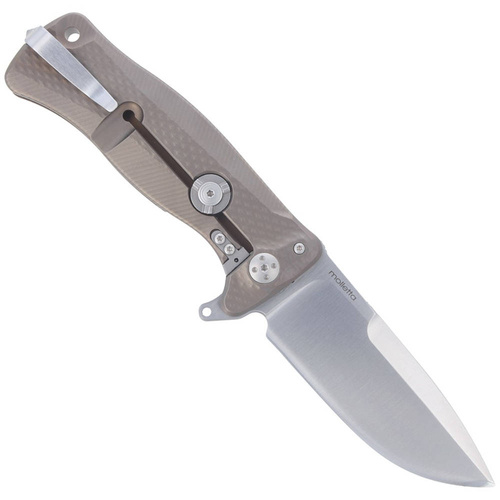 LionSteel - Zavírací nůž SR11 - Sleipner - Brown - SR11 B