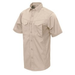 Helikon - Košile Defender Mk2 - krátký rukáv - PolyCo Ripstop - Khaki - KO-DS2-PR-13