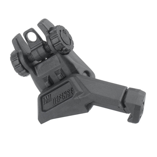 IMI Defense - Polymerové zadní výklopné hledí s posunem 45 stupňů - černé - IMI-Z7245-BLK