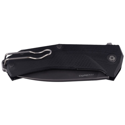 LionSteel - Taktický nůž KUR - Sleipner - černý - KUR BBK