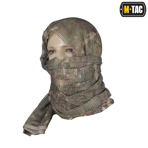M-Tac - Odstřelovačská šála ze síťoviny - Camo - MTC-NTSCRF-MC
