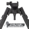 Leapers - UTG Recon 360 TL Foldable Bipod 5,5-7" - Picatinny - Black - TL-BP02-A