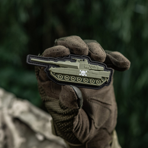 M-Tac - Nášivka na nádrž - 3D PVC - Lebka - Olive - 51338312