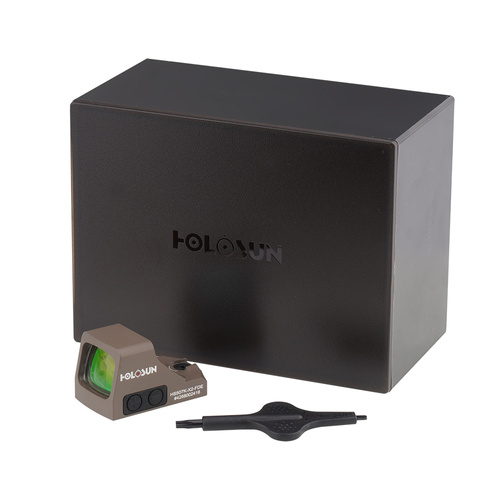 Holosun - Kolimátor HS407K Open Reflex SubCompact Pistol Sight - FDE - HS407K-X2-FDE