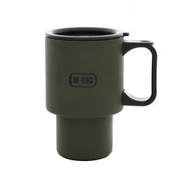 M-Tac - Termohrnek s víkem - 450 ml - olivový - 60010001