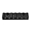 Strike Industries - LINK KeyMod / M-LOK lišta - 6 slotů - černá - LINK-RS-6