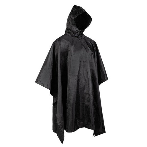 Mil-Tec - Pončo Basic - Ripstop - Černý - 10628002