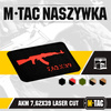 M-Tac - Laserem řezaná nášivka AKM 7.62x39 - černá/červená - 51110233