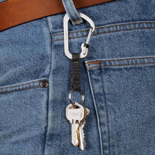 Nite Ize - SlideLock Key Ring #3 - černá - CSLW3-01-R6