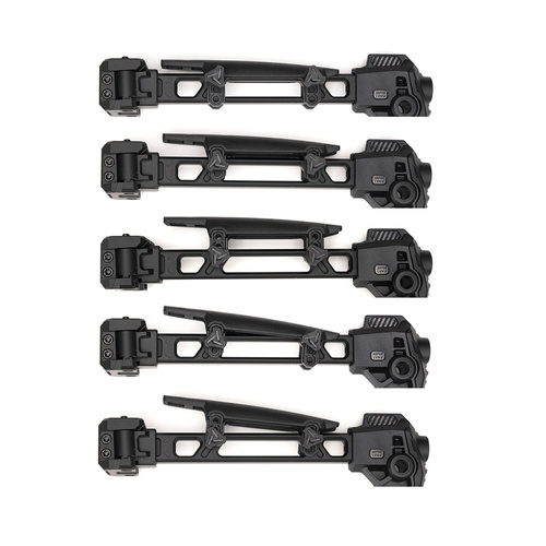 Strike Industries - Lícnice pro skládací pažbu Strike Dual - pět poloh - polymer - černá - SI-FSA-CHEEKRISER