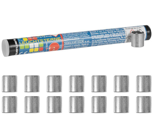 Zink-Feuerwerk - Pistolové světlice Leuchtsterne - 10 kusů - 4 barvy - Z505