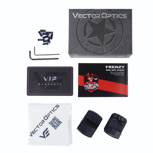 Vector Optics - Otevřený kolimátor Frenzy-S 1x17x24 SAS - MAG/RMS - Picatinny - SCRD-62