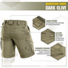 M-Tac - Taktické šortky Aggressor - Polycotton - Rip-Stop - Dark Olive - 20018048