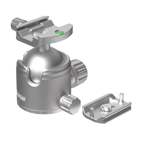 Rokstad - Kulová hlava 56 mm pro závit 3/8"-16 - Picatinny/ARCA - Šedá - RSRH-02