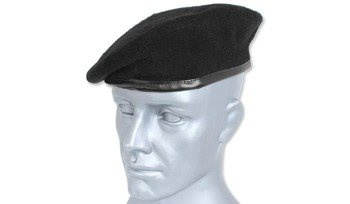 Mil-Tec - Vlněný Baret - Černá - 12403002
