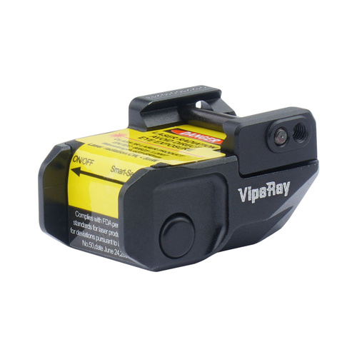 VipeRay - Scrapper Laserové terčové ukazovátko Subkompaktní pistole - Červený laser - Černá - VRRL-P01