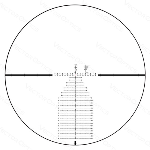 Vector Optics - Puškohled Continental 5 - 30 x 56 - 34 mm - První ohnisková rovina - SCFF-41 