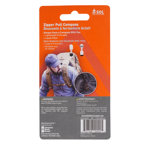 SOL - Kompas na zip - 2 ks - 0140-0020