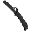 Spyderco - Záchranářský nůž Assist™ FRN Black / Black Blade - C79PSBBK