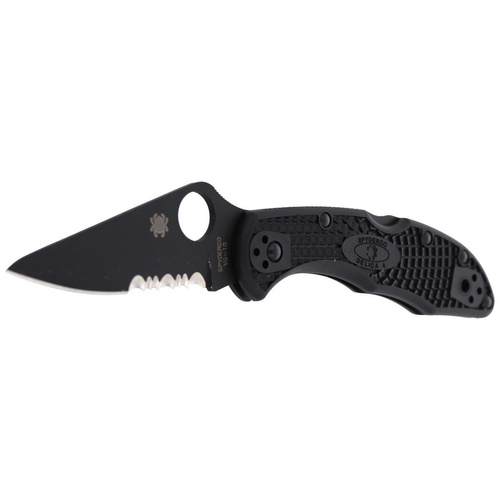 Spyderco - Nůž Delica® 4 FRN Black / Black Blade - C11PSBBK