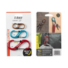 Nite Ize - S-Biner® SlideLock® Aluminum Combo - 3 ks - Assorted - LSBA234-A2-R6