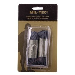 Mil-Tec - Polyesterové tkaničky - 180 cm - černé - 12912302