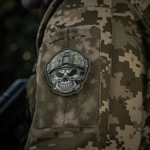 M-Tac - Emoji nášivka #2 lebka - PVC 3D - Camo - 51353502
