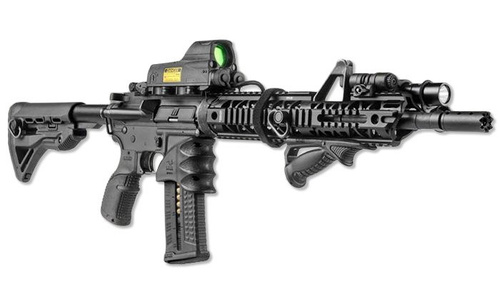 FAB Defense - PTK VTS Combo Ergonomická rukojeť pro míření - černá