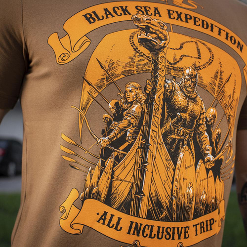 M-Tac - Pánské tričko Black Sea Expedition - Coyote Brown - 80025017