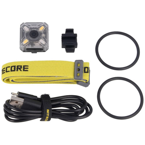 Nitecore - Signální svítilna NU05 - 35 lm - Bílá/červená LED - NU05 KIT