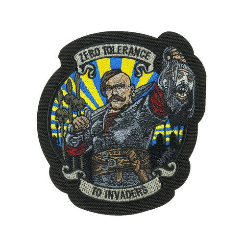 M-Tac - nášivka Zero Tolerance - výšivka - Cordura 500D - žlutá/modrá - 51490002
