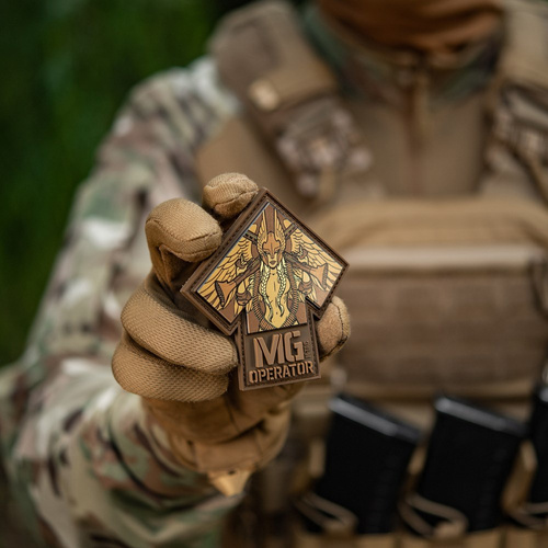 M-Tac - nášivka MG Operator - PVC - s potiskem - Coyote - 51348105