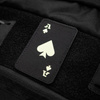 M-Tac - Nášivka s pikovým esem - Cordura 500D - černá / fluorescenční - 51109299