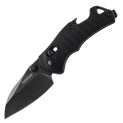 Kershaw - Zavírací nůž Craze EDC - Reverse Tanto - Flipper - DuraLock - Black - 8337