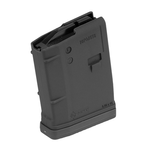 MFT - Polymerový zásobník pro AR-15 / M4 - 5,56 x 45 mm/.223/.300 AAC Blackout - 10 nábojů - černý - 10PM556BAG-BL