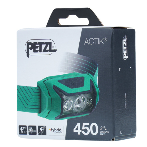 Petzl - Čelová svítilna Actik LED - 450 lm - zelená - E063AA02