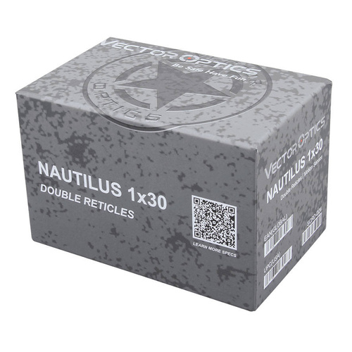 Vector Optics - Nautilus Red Dot Sight - 1x30 - 3 MOA Dot - SCRD-D26