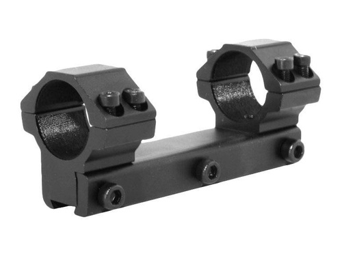 Leapers - Jednodílný držák AccuShot 1"/11 - 25,4 mm - střední - černý - AQR415