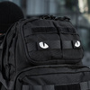 M-Tac - nášivka Tygří oči - 500D Cordura - laserový výsek - reflexní - černá - 51140299