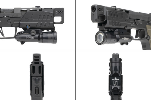 Strike Industries - Štít proti výbuchu pro pistole SMC Alfa/Bravo - Černý - SI-SMC-BS-S