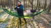 Lesovik - Turistická houpací síť DRAKA s moskytiérou a závěsem SNEKA - Treetop Green