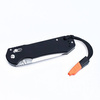 Ganzo - Zavírací nůž s píšťalkou - 440C - černý - G7452-BK-WS