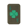 M-Tac - nášivka Lucky Card - Cordura 500D - Clover - Ranger Green - 51391023