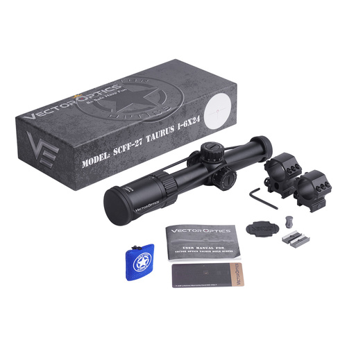 Vector Optics - Puškohled Taurus 1-6x24 - 30 mm - první ohnisková rovina - SCFF-27
