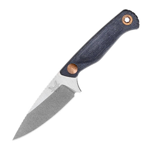 Benchmade - Nůž pro přežití EDC Dacian - Spear Point - Canvas Micarta - CPM MagnaCut - Blue Denim - 203