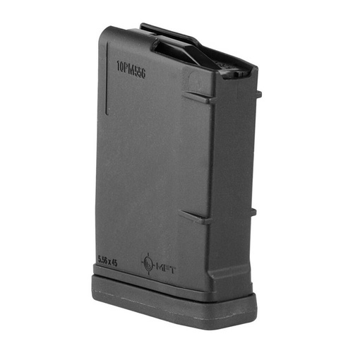 MFT - Polymerový zásobník pro AR-15 / M4 - 5,56 x 45 mm/.223/.300 AAC Blackout - 10 nábojů - černý - 10PM556BAG-BL