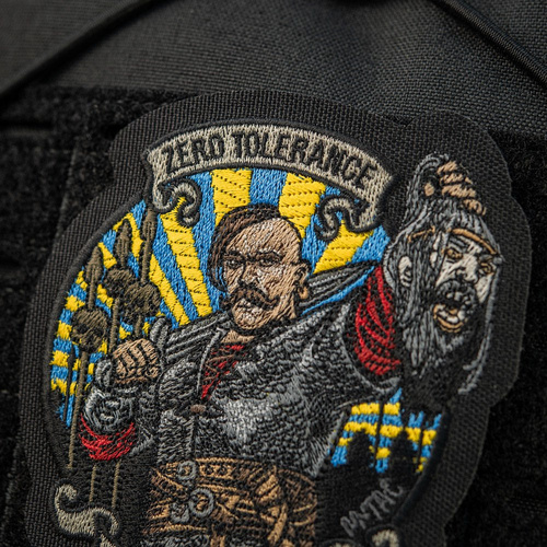 M-Tac - nášivka Zero Tolerance - výšivka - Cordura 500D - žlutá/modrá - 51490002