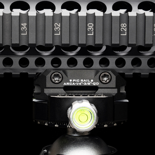 Strike Industries - Adaptér pro Picatinny Arca také 1/4" a 3/8" - QD závěs - SI-ARCA-TRI-PADA-BK